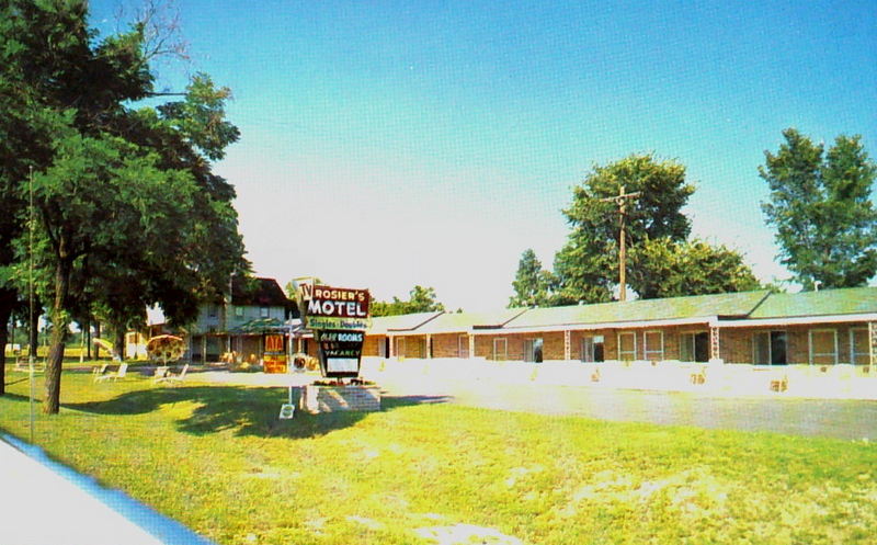 Rosiers Motel (Rosier Motel) - Old Postcard (newer photo)
